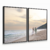 Quadro Decorativo Kit 2 Quadros Personalizados Casal Praia - loja online
