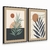 Quadro Decorativo Kit 2 Quadros Abstrato Folhas e o Sol - loja online