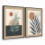 Quadro Decorativo Kit 2 Quadros Abstrato Folhas e o Sol - loja online