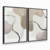 Quadro Decorativo Kit 2 Quadros Estilo Escandinavo - loja online