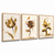 Quadro Decorativo Floral Triplo 583136296