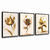 Quadro Decorativo Floral Triplo 583136296 - loja online