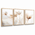 Quadro Decorativo Floral Triplo 661128534 na internet
