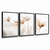 Quadro Decorativo Floral Triplo 661128534 - loja online