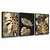Quadro Decorativo Floral Triplo 664255848 - loja online