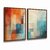 Quadro Decorativo Kit 2 Quadros Geométrico 619570338 - Visual Quadros