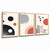 Quadro Decorativo Geométrico Triplo 644093071 na internet