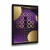 Quadro Decorativo Abstrato Gold And Purple - Visual Quadros