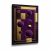 Quadro Decorativo Abstrato Gold And Purple - Visual Quadros