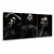 Quadro Decorativo Kit 3 Telas Mulher Preto e Dourado - comprar online