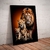 Quadro Decorativo Família de Leões
