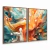 Quadro Decorativo Kit 2 Quadros Abstrato Ondas 3D na internet