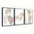 Quadro Decorativo Kit 3 Telas, Silhueta Mulheres - loja online