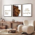 Quadro Decorativo Kit 3 Telas, Ore, Espere e Confie