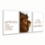 Quadro Decorativo Kit 3 Telas, Ore, Espere e Confie - Visual Quadros