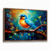 Quadro Decorativo Sanhaço-papa-laranja em Aquarela na internet