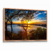 Quadro Decorativo Por do Sol no Lago - loja online