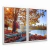 Quadro Decorativo Kit 2 Quadros Por do Sol na Lagoa - Visual Quadros