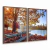 Quadro Decorativo Kit 2 Quadros Por do Sol na Lagoa na internet