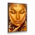 Quadro Decorativo Fotografia Mulher Preto & Dourado - Visual Quadros