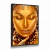 Quadro Decorativo Fotografia Mulher Preto & Dourado - loja online