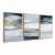 Imagem do Quadro Decorativo Kit 3 Telas, Abstrato Mar Azul