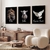 Quadro Decorativo Kit 3 Telas, Pai, Filho e Espírito Santo