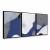 Quadro Decorativo Kit 3 Telas, Abstrato Textura Blue and Gray - loja online