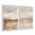 Quadro Decorativo Kit 2 Abstrato Textura Estilo Relevo - Visual Quadros