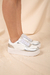 Zapatillas Travis Blanco Plata - comprar online