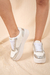 Zapatillas Travis Blanco Plata - Citadina