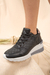 Zapatillas Marianella Matelase Negro BB - Citadina