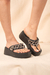 Ojotas Delta Chain Negro - comprar online