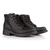 Borcegos Betina Cuero Negro Liso - tienda online