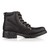 Borcegos Betina Cuero Negro Liso - comprar online