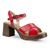 Sandalias Bruselas Cuero Rojo - comprar online