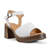 Sandalias Burgos Cuero Blanco