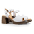 Sandalias Burgos Cuero Blanco - tienda online