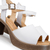 Sandalias Burgos Cuero Blanco - comprar online