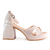 Sandalias Mariangeles Charol Beige en internet