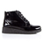 Borcego Crista Charol Negro