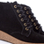 Botineta Crista Gamuza Negro - tienda online