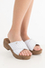 Sandalias Galapagos Cuero Blanco en internet