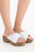 Sandalias Galapagos Cuero Blanco