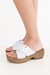 Sandalias Galapagos Cuero Blanco