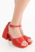 Sandalias Marimar Pu Rojo