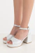 Sandalias Marimar Pu Plata