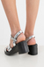 Sandalias Bruselas Cuero Plata - tienda online