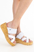 Sandalias Karla Cuero Blanco