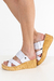 Sandalias Karla Cuero Blanco - comprar online